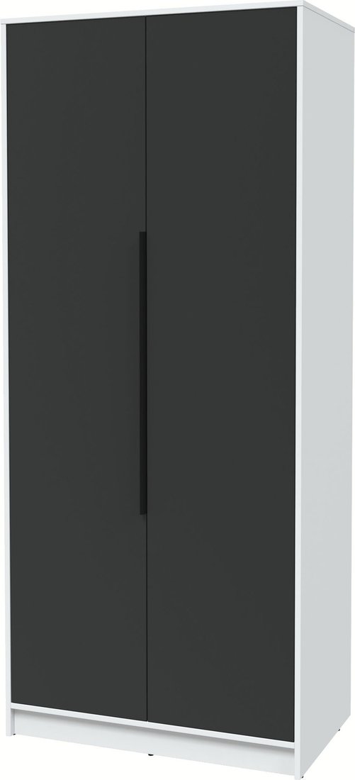 

Шкаф распашной Интерлиния Концепт КТ-Ш2 (антрацит/белый платинум)