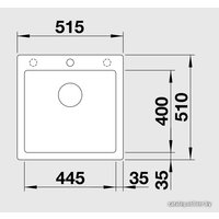 Кухонная мойка Blanco Pleon 5 (кофе) [521677]