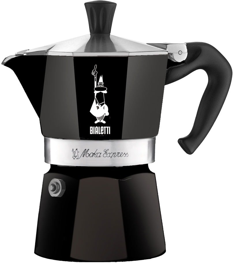 

Гейзерная кофеварка Bialetti Moka Express (3 порции, черный)