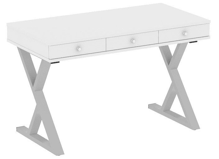 

Офисный стол Riva Home Office VR.SP-1-118.M Silver (белый)
