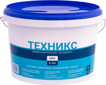 Краска Техникс Элит В-1501 P 3 кг (белый)