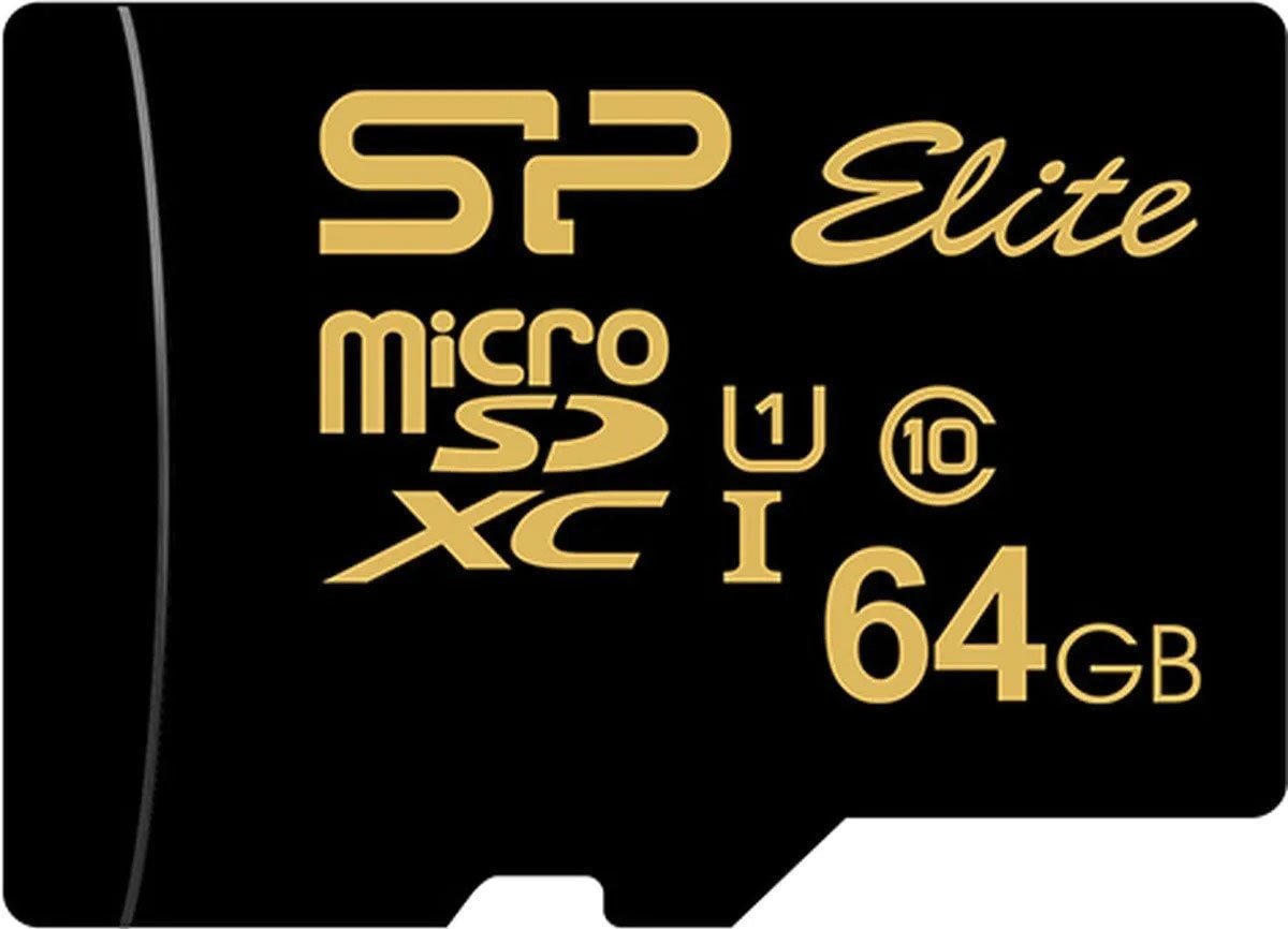 

Карта памяти Silicon-Power Elite Gold microSDXC SP064GBSTXBU1V1G 64GB