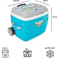 Термобокс Pinnacle TPX-3008 66л (голубой)