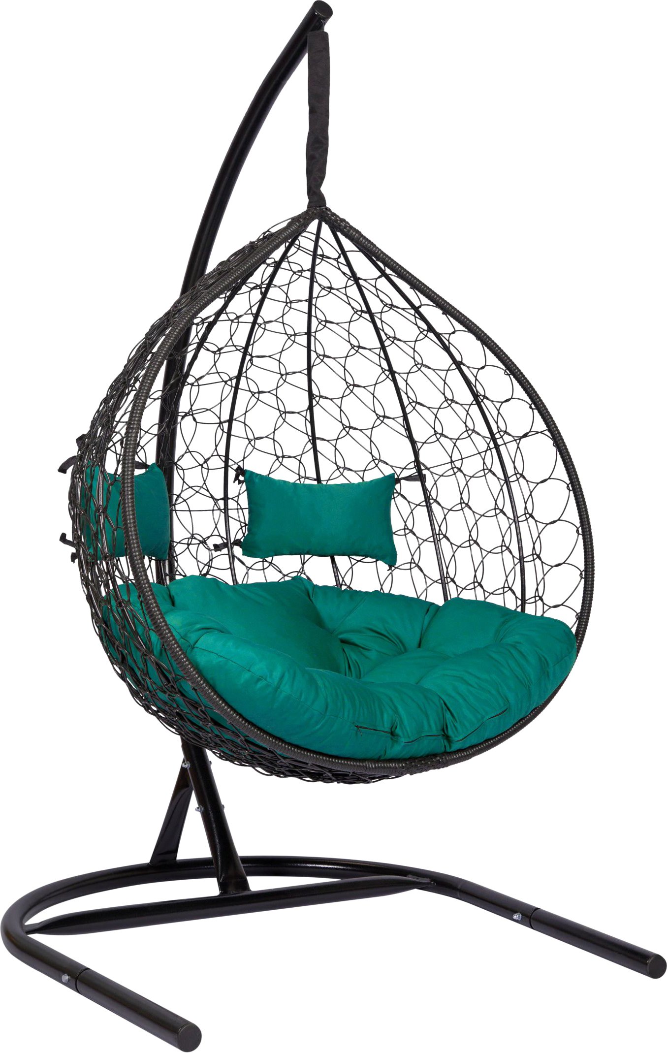 

Подвесное кресло LetoLux Liverpool Twin XL (черный/темно-зеленый)
