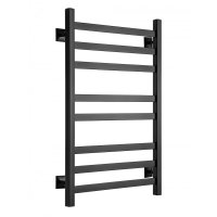 Полотенцесушитель Ростела Квадро V 30 1/2" 8 перекладин 40x80 см (черный)