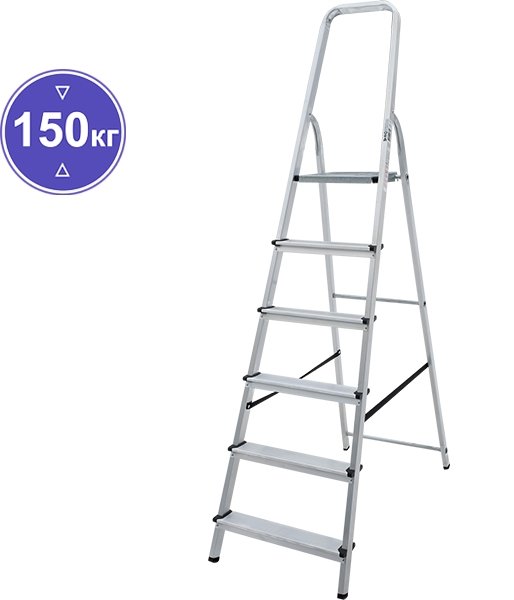 

Лестница-стремянка Новая высота NV 111 алюминиевая 6 ступеней (1110106)