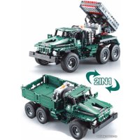 Конструктор CaDa Technic радиоуправляемый Ракетная установка BM-21 C61002W