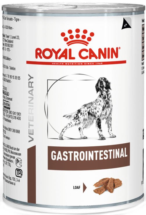 

Консервированный корм для собак Royal Canin Gastro Intestinal (для собак при нарушении пищеварения) 0.4 кг