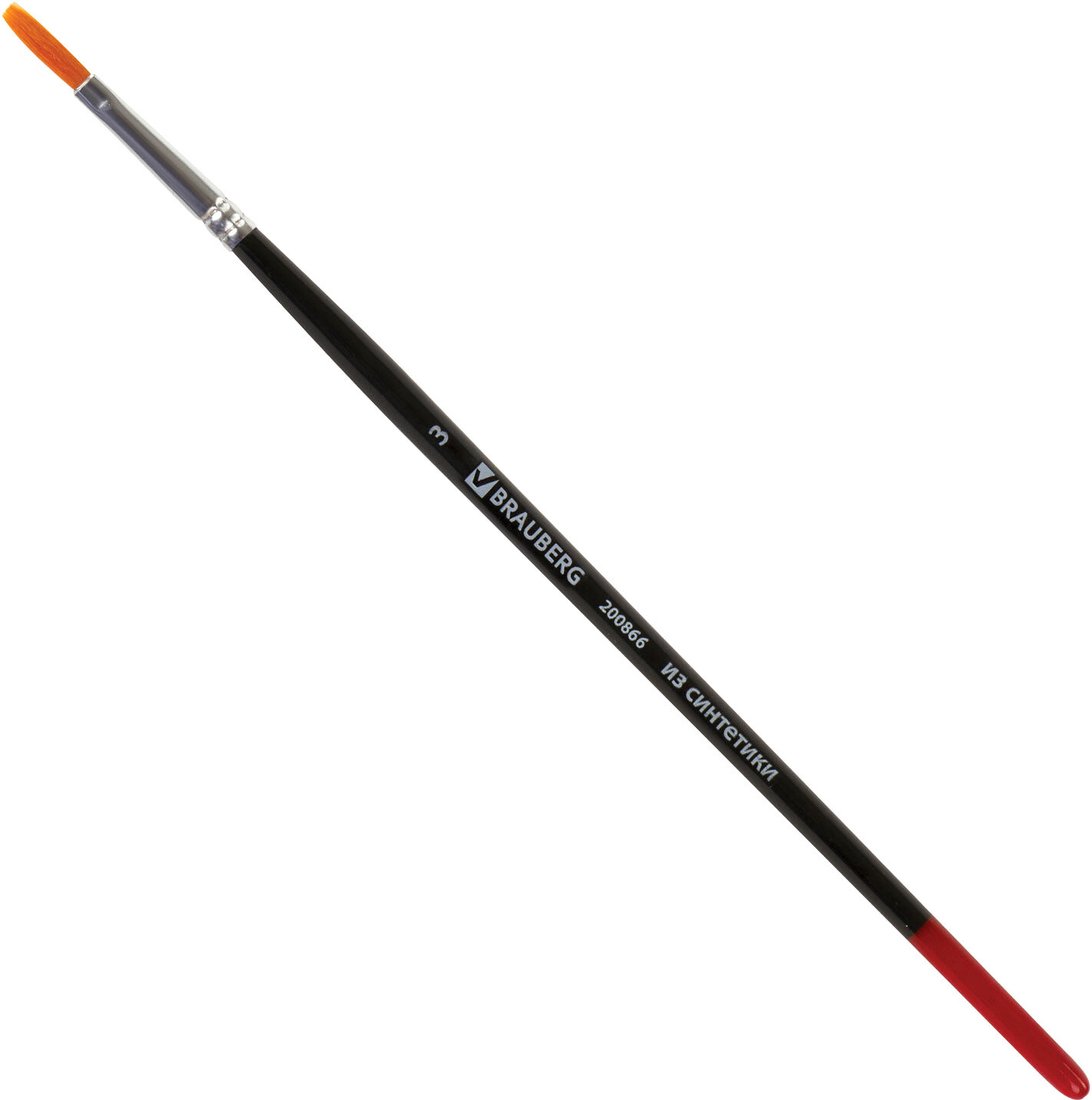 

Кисть для рисования BRAUBERG Art Classic 3 200866 (плоская)