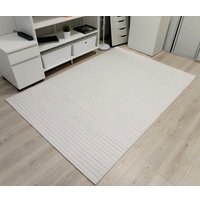 Ковер для жилой комнаты Radjab Carpet Сканди Сизаль Прямоугольник 10935A 12193 (0.8x1.5, Krem/Krem)