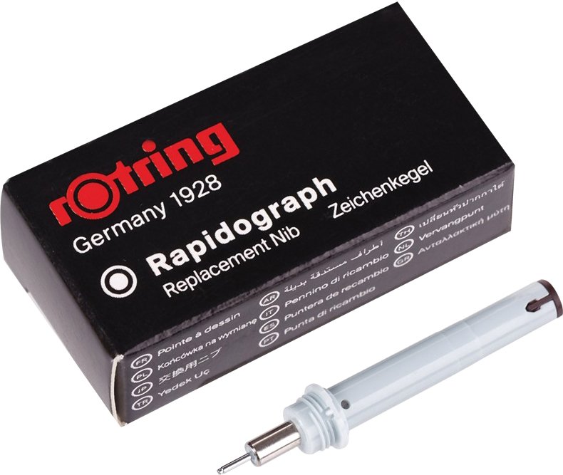 

Пишущий элемент для рапидографа Rotring S0219670 (0.6 мм)