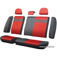 Комплект чехлов для сидений Autoprofi TRS-002G (черный/красный)
