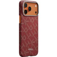 Чехол для телефона Pitaka PTK Leaping для iPhone 17 Pro (Gold Red PitaTap)