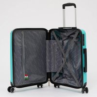 Чемодан-спиннер Francesco Molinary 197-PP1906/2-20BIR (бирюзовый)