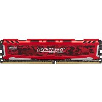 Оперативная память Crucial Ballistix Sport LT Red 8GB DDR4 PC4-19200 [BLS8G4D240FSEK]