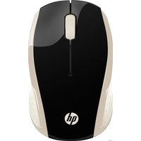 Мышь HP Wireless Mouse 200 (черный/золотистый)