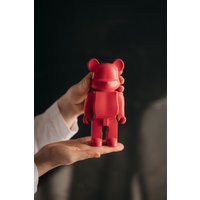Статуэтка К.РАМА Мишка Лего (малиновый)