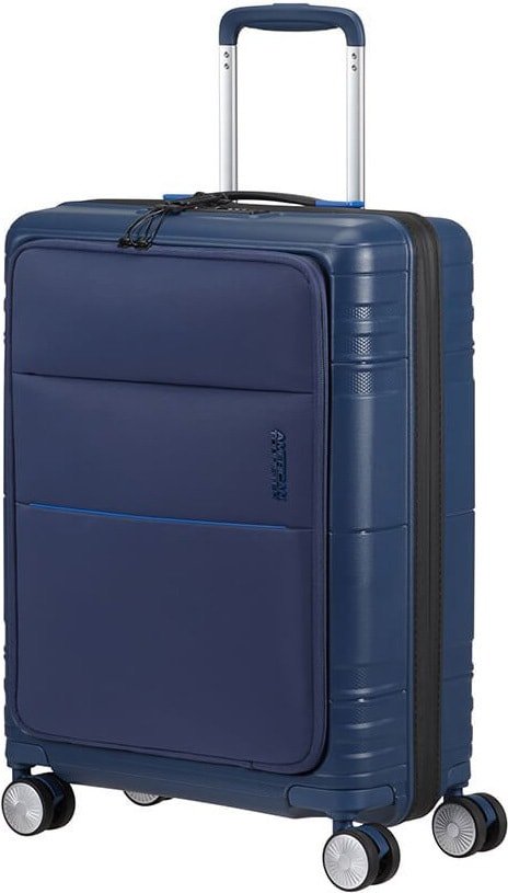 

Чемодан-спиннер American Tourister Hello Cabin True Navy 55 см