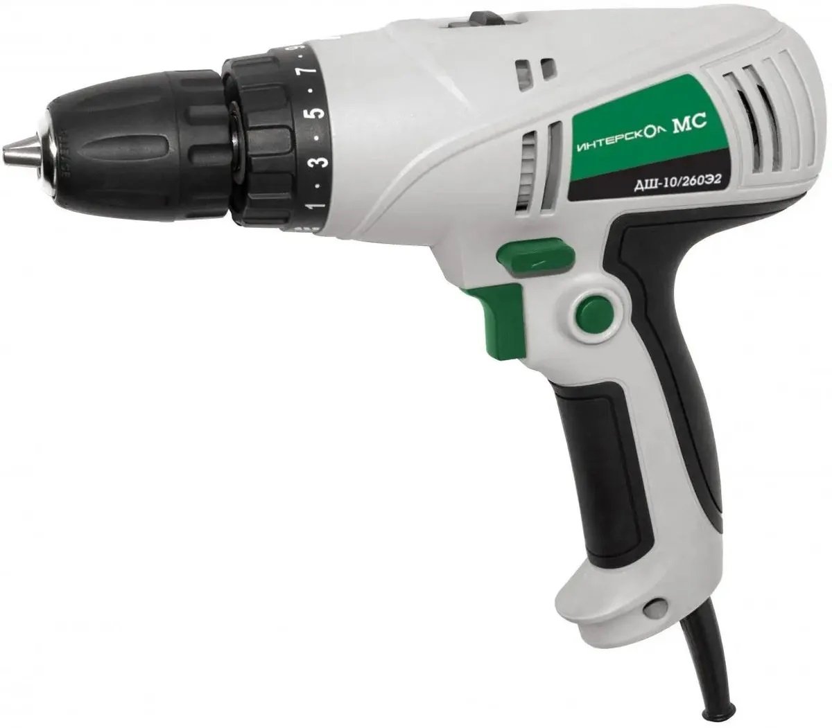 

Дрель-шуруповерт Интерскол ДШ-10/260Э2 211.3.0.30