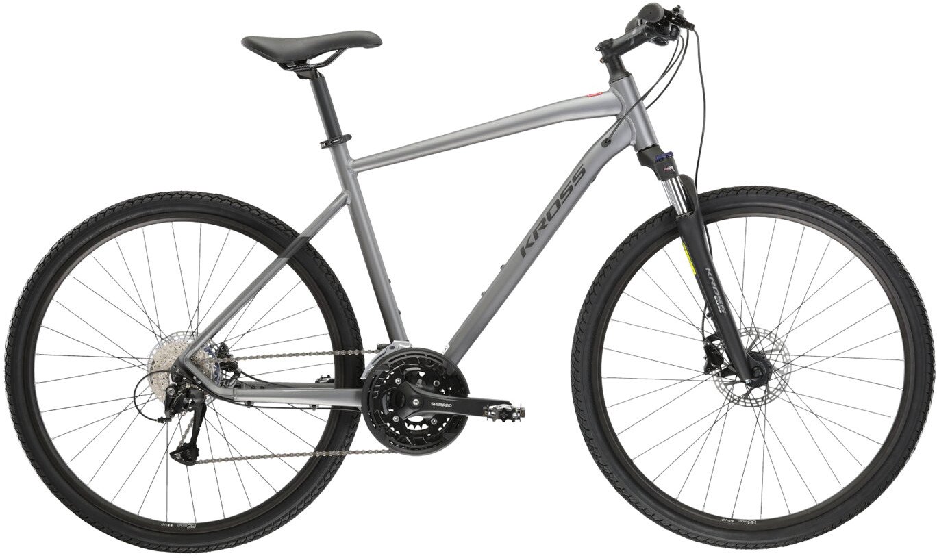 

Велосипед Kross Evado 5.0 XL/23" 2023 (графит/черный матовый)