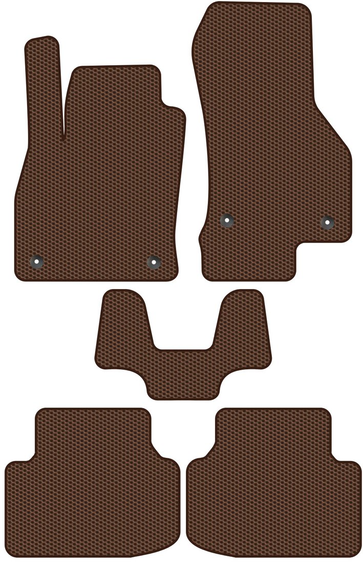 

Комплект ковриков для авто Alicosta Skoda Octavia III (лифтбек / 5E) 2017 - 2020 (коричневый, сота)