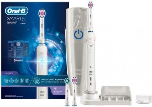 

Электрическая зубная щетка Oral-B Smart 5 5000W 3D White D601.535.5XP