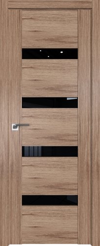 ProfilDoors 2.81XN L 50x200 (салинас светлый, стекло черный триплекс)