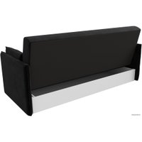 Диван Лига диванов Лига-018 117849 (велюр черный)
