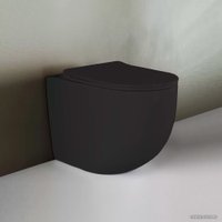 Унитаз приставной Gid TRS-269Bm (черный матовый)