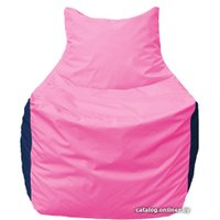 Кресло-мешок Flagman Фокс Ф2.1-192 (розовый/тёмно-синий)
