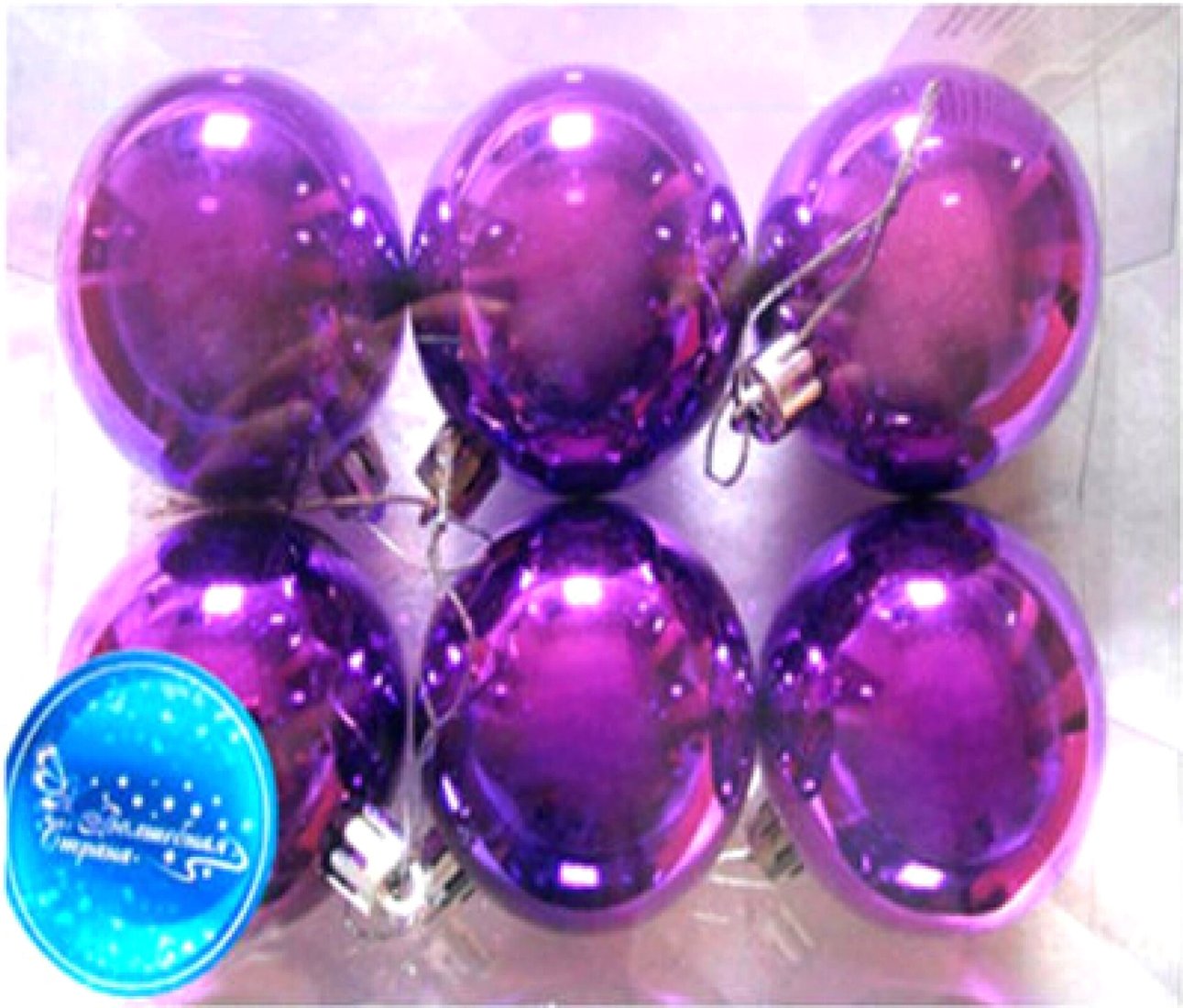 

Елочная игрушка Волшебная страна SYCB17B-080 003301 (6шт)