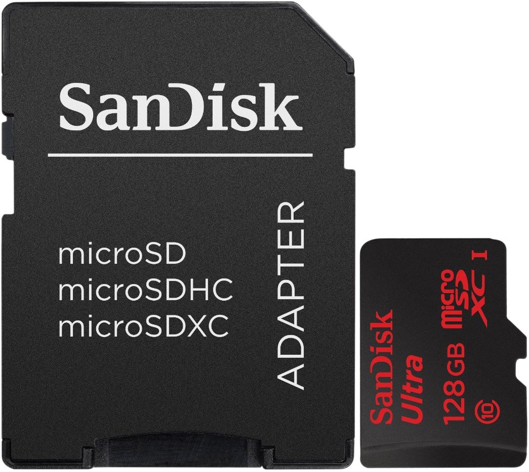 

Карта памяти SanDisk Ultra microSDXC UHS-I (Class 10) 128GB (SDSDQUI-128G-G46)