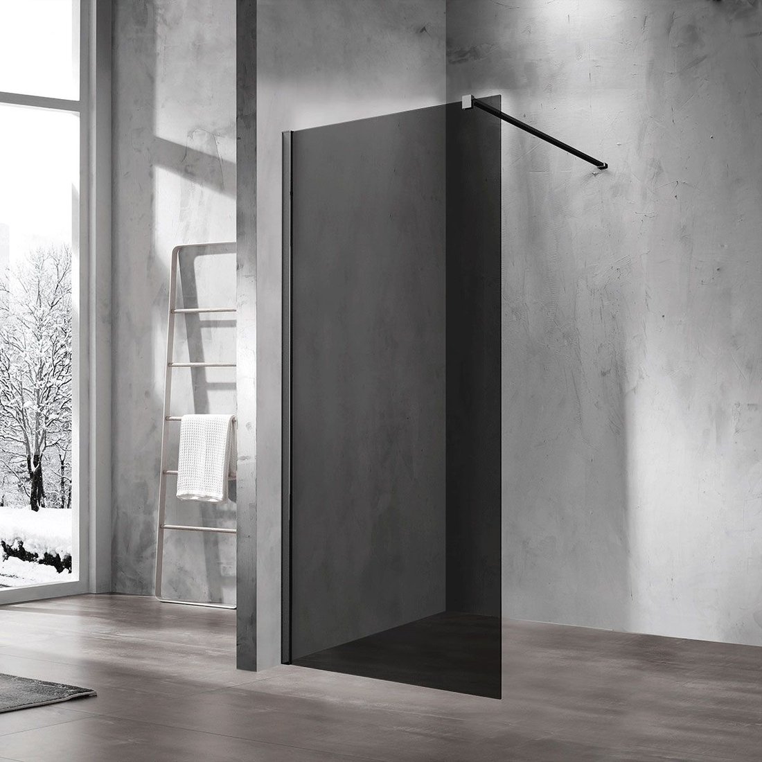 Душевая стенка Vincea Walk-In VSW-1H110CGB