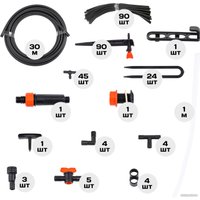 Система полива Жук Капельный полив от емкости с регулируемыми капельницами на 90 растений без таймера 8029-00