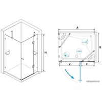 Душевой уголок RGW HO-44 Easy 01064482-11