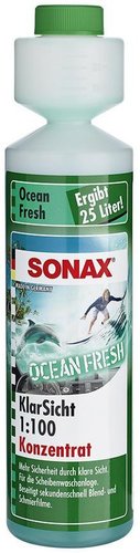 Стеклоомывающая жидкость Sonax Лето концентрат 250мл