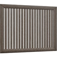 Декоративный экран Стильный дом Реечный 120х60см (ясень темный)