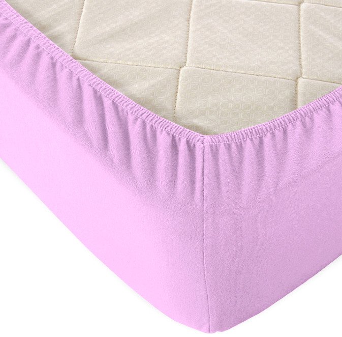 

Постельное белье Alleri Трикотажная на резинке 70x200x20см (сиреневый)