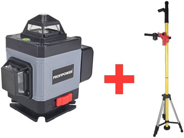 

Лазерный нивелир Profipower NL-7016G + Штатив E0053