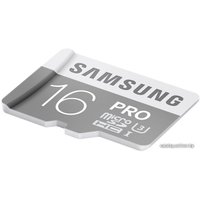 Карта памяти Samsung Pro microSDHC UHS-I U3 Class 10 16GB (MB-MG16EA)