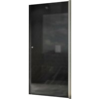 Душевая дверь MaybahGlass 60x198 MGD-801-5 (графитовое матовое стекло/хром матовый)