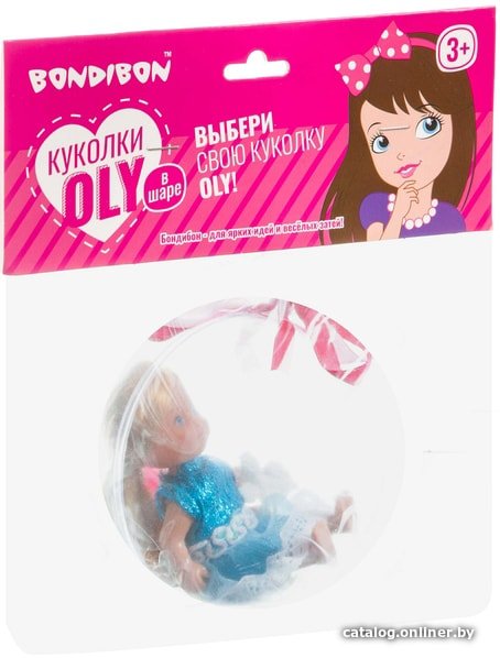 Кукла Bondibon OLY с собачкой ВВ3886