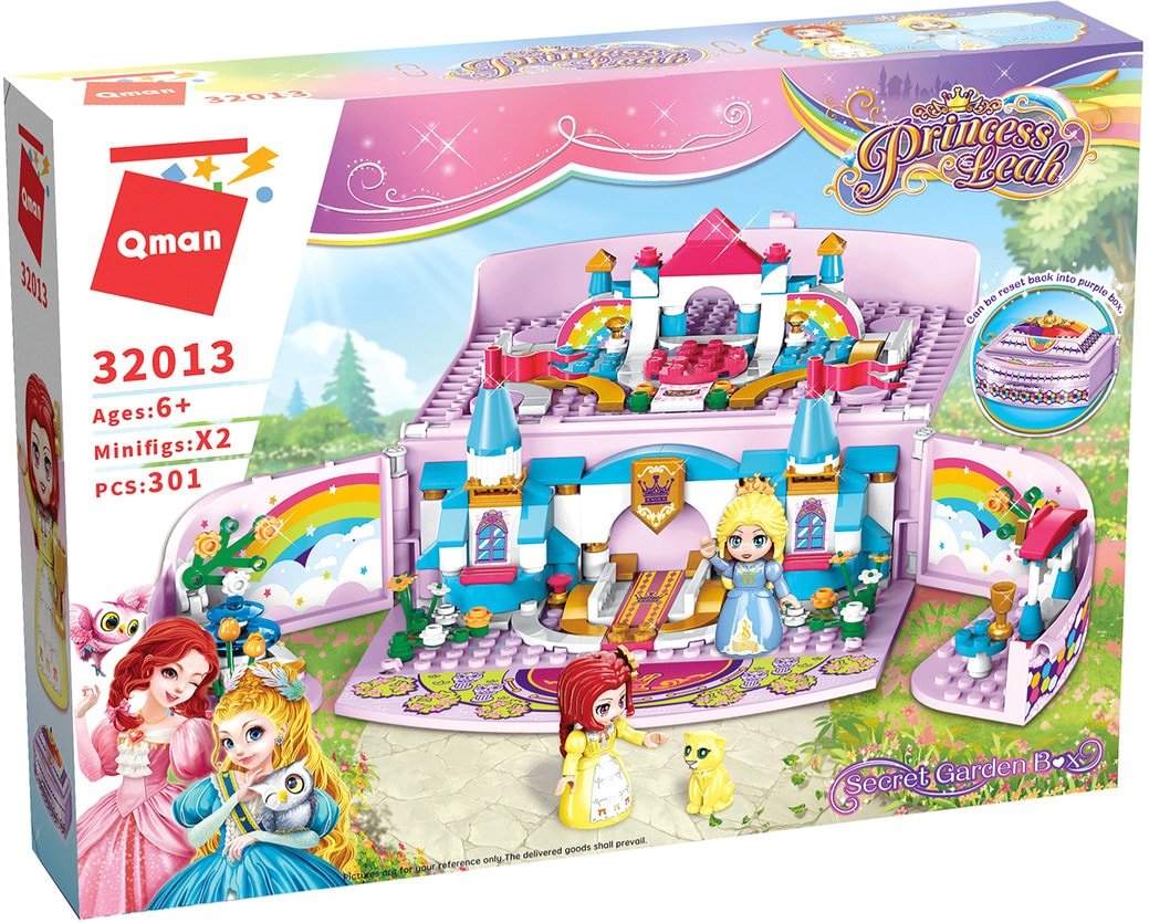 

Конструктор Qman Princess Leah 32013 Тайная садовая шкатулка