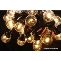 Новогодняя гирлянда LuMax Шарики LED-LS-50-10M-WW (теплый белый)