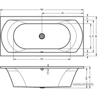 Ванна Riho Lima 190x90 (без ножек)