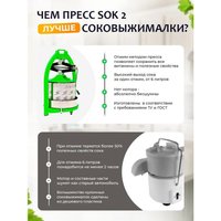 Винтовая соковыжималка-пресс Helicon Домкратный 10 л