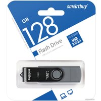 USB Flash SmartBuy Twist Dual 128GB (черный)