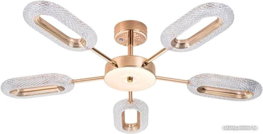 Припотолочная люстра Arte Lamp Ovale A2489PL-5GO
