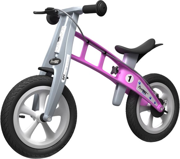 

Беговел FirstBIKE Street с тормозом (розовый)