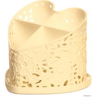 Сушилка для столовых приборов Альтернатива Сердце М6253 (светло-желтый)